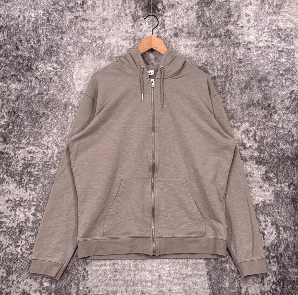 NN07 No Nationality Hoodie XL Mens Gray Full Zip